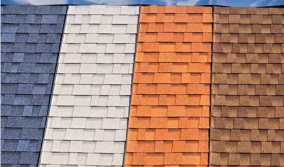 Comparativa de acabados y colores de materiales de cubierta frente a la pizarra natural
